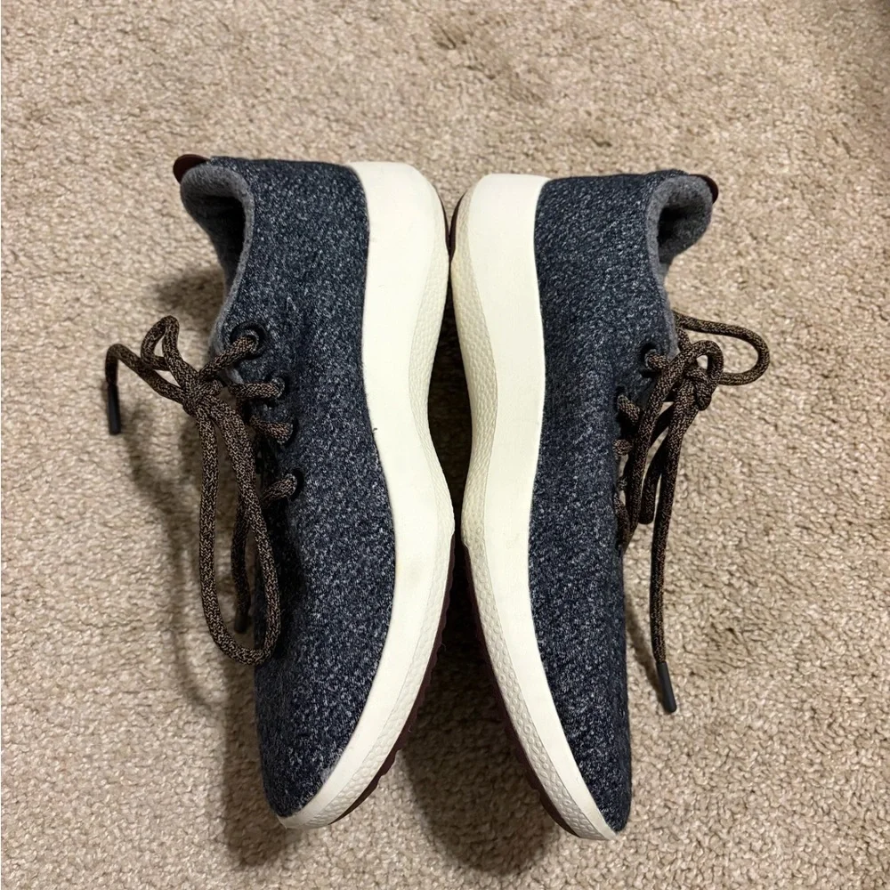 Allbirds Mizzles Fuji Charcoal Gray Wool Runner Sneakers Womens Size 9 Casual